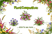 Floral vector brushes, a Brush Add-On by Cattleya (Thumbnail 4 of 5)