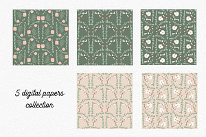 Eucalyptus & Cotton - Boho Patterns