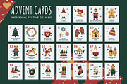 Christmas Advent Calendar & Cards, a Stationery Template by Floralis (Thumbnail 4 of 4)