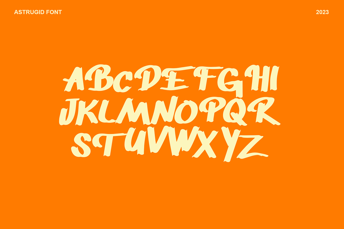 Astrugid Handwriting Font, a Handwritten Font by rtf.studio (Photo 3 of 4)