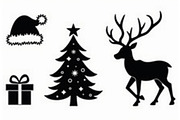 Christmas Laser Cut Ornament Bundle, a Graphic by musafir_fashion (Thumbnail 9 of 14)