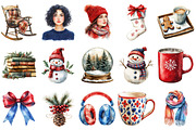 Cozy Winter Clipart Bundle, an Illustration by Daily.Designs (Thumbnail 2 of 5)