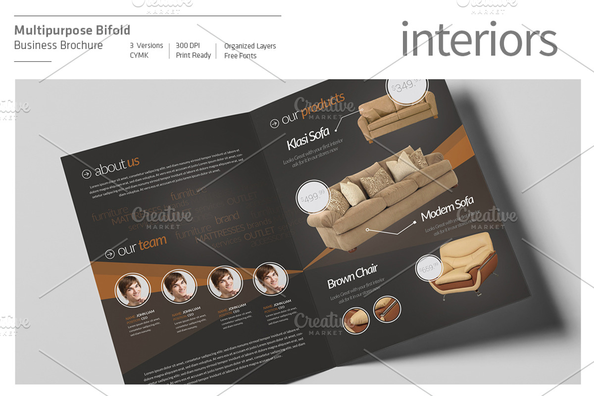 Multipurpose Bifold Brochure, a Brochure Template by Mastergfx (Photo 2 of 8)