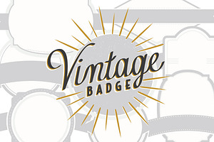8 Vintage Badge