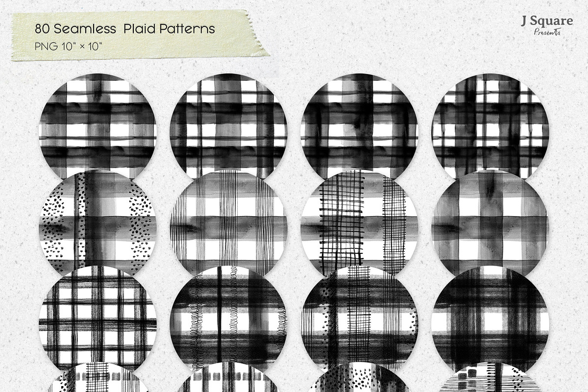 Plaids & Stripes Pattern Generator, a Pattern Graphic by JSquarePresents (Photo 4 of 10)