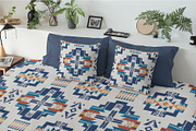 Blue Native Southwest Pattern, a Pattern Graphic by PPEthnicDecorPattern (Thumbnail 2 of 10)