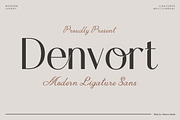 Denvort | Ligature Sans, a Sans Serif Font by Almeera Std (Thumbnail 1 of 8)