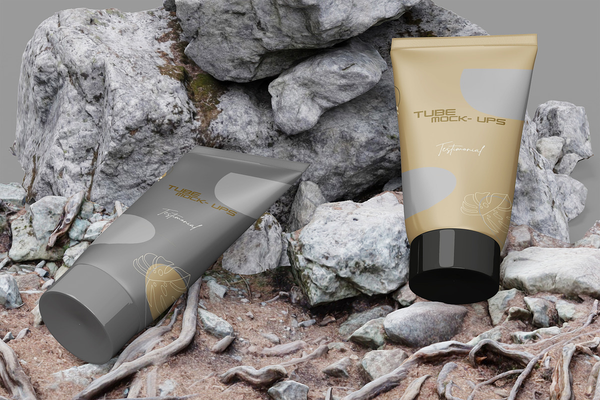 COSMETIC TUBE, a Packaging Mockup by kebunmockup (Photo 2 of 5)