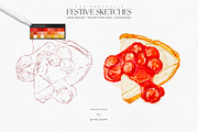 Festive Sketches & Color Palettes, a Palette Add-On by Liquid Amethyst Art (Thumbnail 10 of 11)