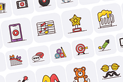 Party and Celebration Icons, a Duotone Icon by Brickclay (Thumbnail 5 of 9)