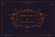Decorative Vector Ornaments 1, a Decorative Illustration by digiful (Thumbnail 1 of 5)