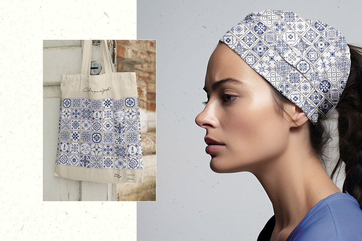 Azulejo Portugal | Tiles & Patterns, an Object Graphic by KetteCreate (Photo 5 of 20)