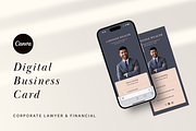 Consultant Link in Bio Canva Website, a Landing Page Template by batang (Thumbnail 1 of 5)
