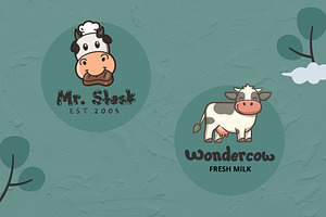 Milky Cow Display Font