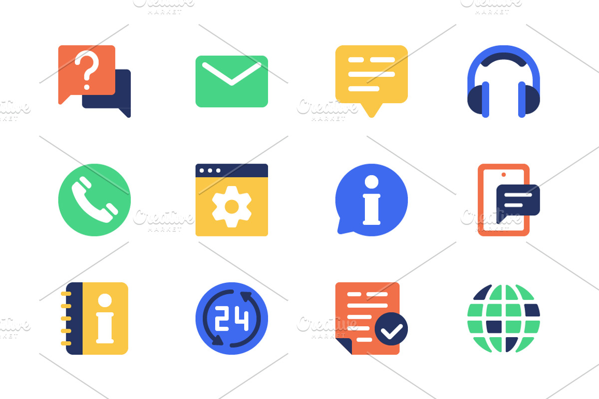 Flat Web Icons Pack, a Duotone Icon by alexdndz (Photo 8 of 29)