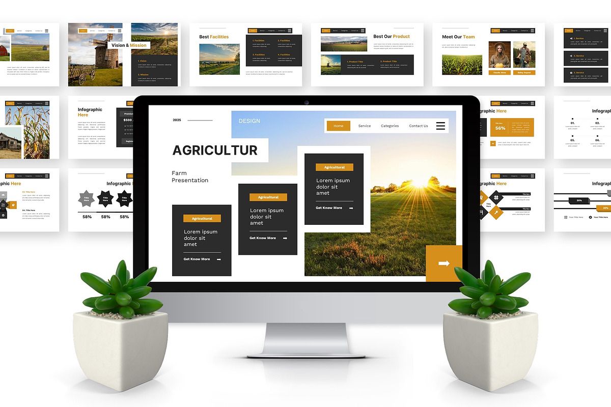 Agricultur - Farm Google Slide preview 5