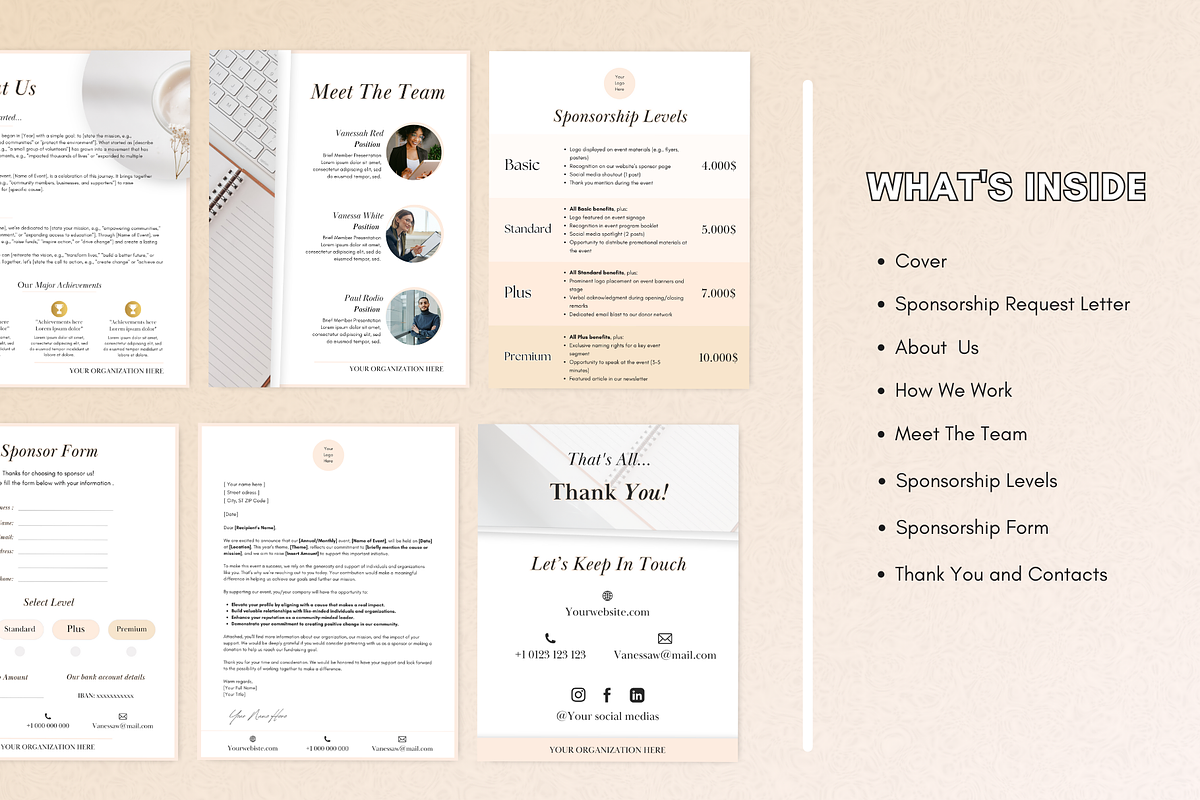 2025 Nonprofit Fundraising Toolkit, a Branding & Logo Template by PittaFinePrint (Photo 3 of 6)