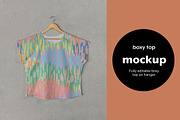 Boxy Top Mockup, a Product Mockup by Palette & Pattern (Thumbnail 1 of 4)