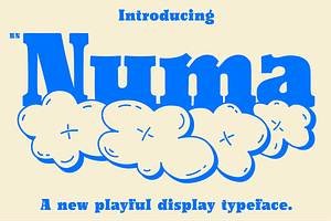 Numa - A Playful Display Typeface