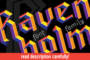 Ravenholm family, a Blackletter Font by NREY (Thumbnail 1 of 7)
