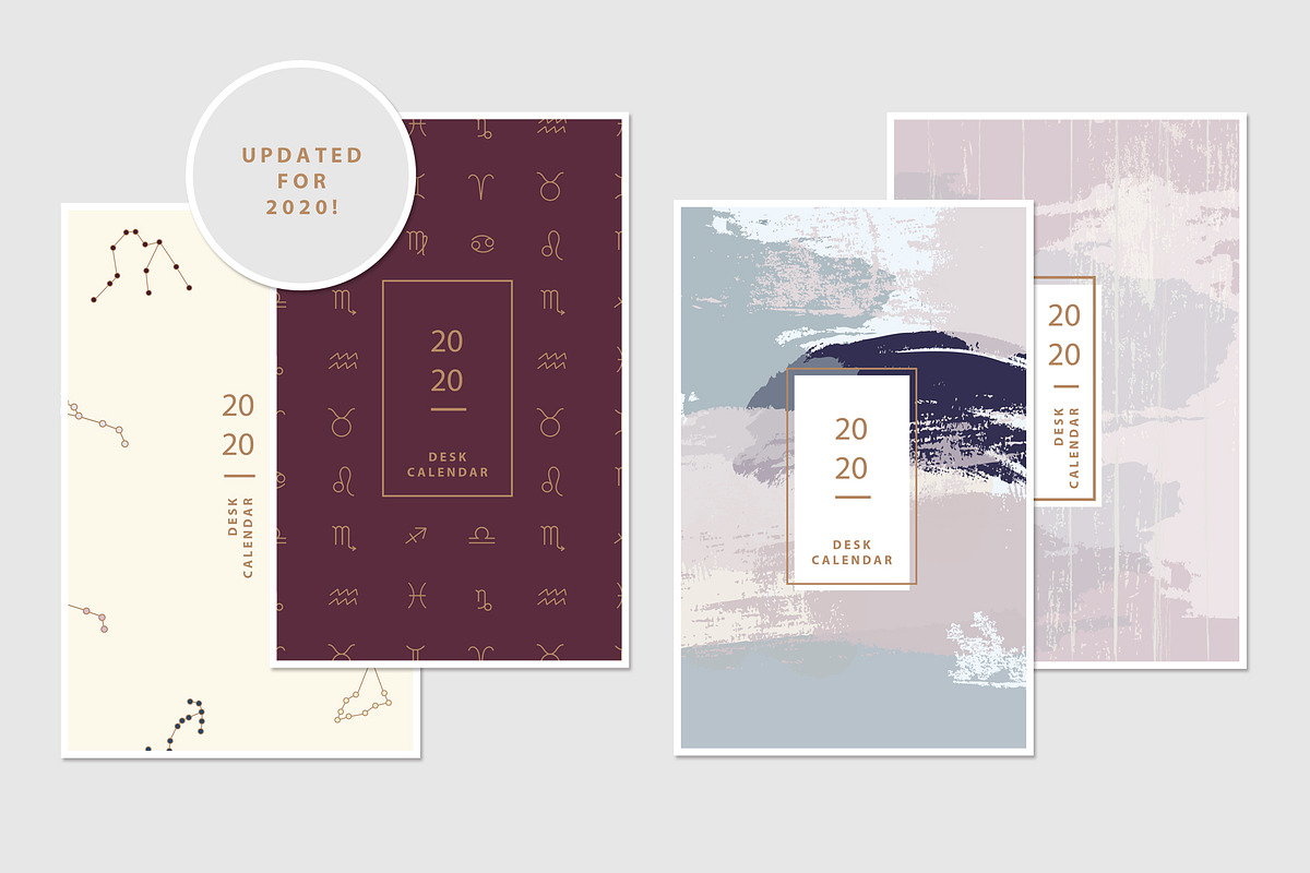 Astrology Calendar Templates, a Stationery Template by Polar Vectors (Photo 2 of 13)