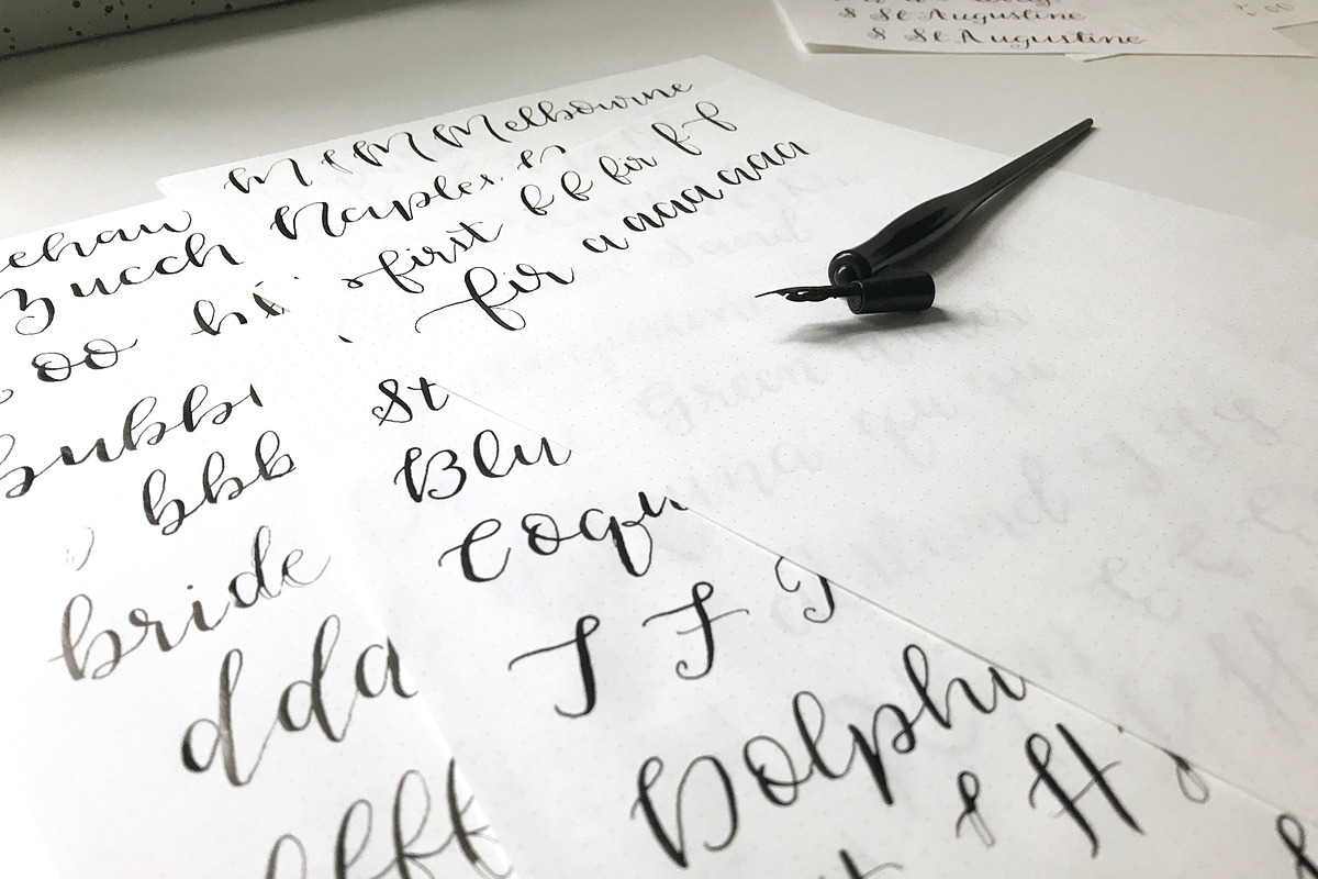 Cherokee Rose Calligraphy Font, a Script Font by Beck McCormick (Photo 5 of 9)