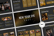 Black Gold Happy New Year 2027, a Presentation Template by FIBRINOSÄ (Thumbnail 1 of 6)