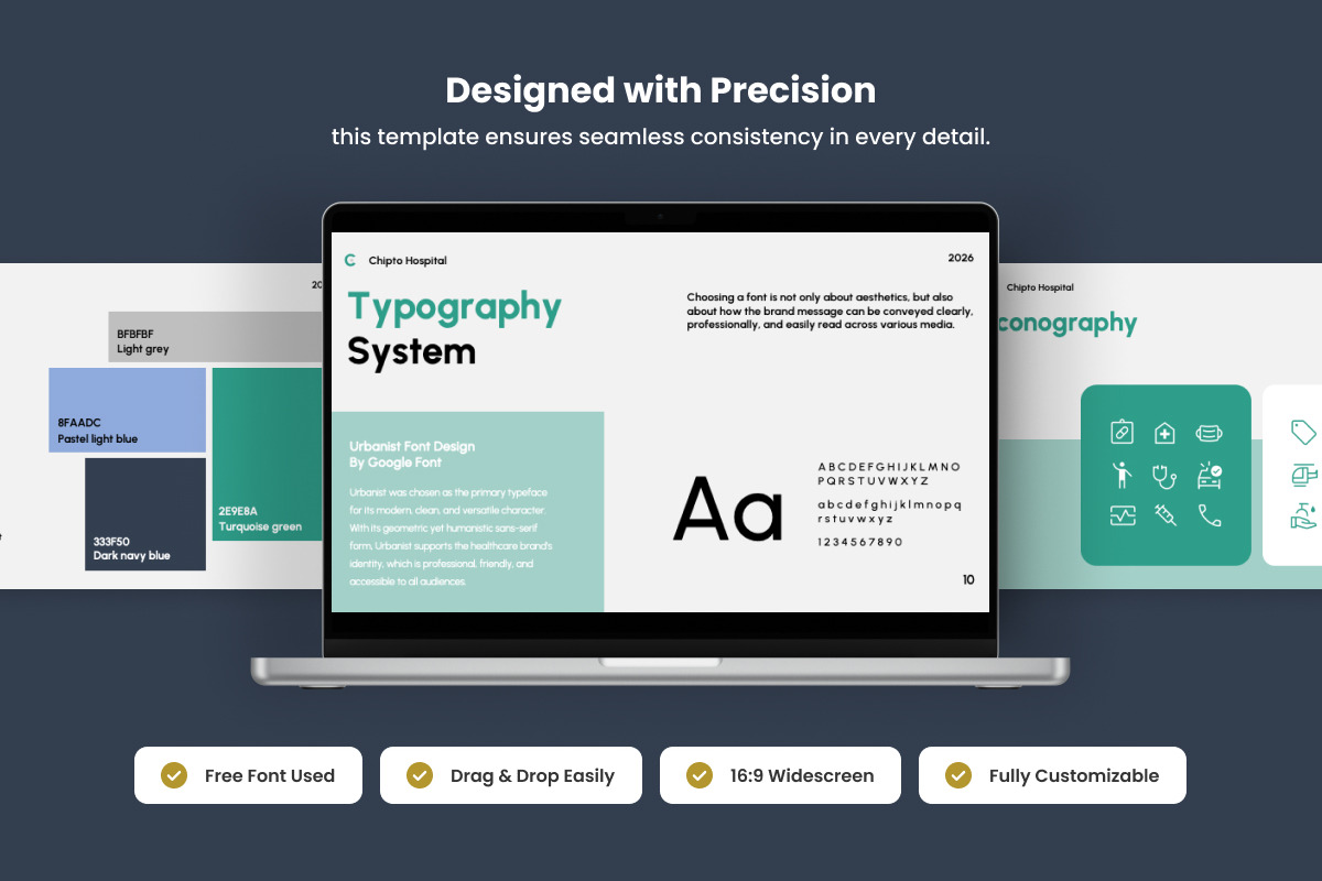 Healthcare Brand Identity Slides, a Presentation Template by twinstd (Photo 3 of 5)