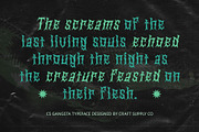 CS Gangsta – Black Metal Font, a Blackletter Font by Craft Supply Co. (Thumbnail 2 of 8)