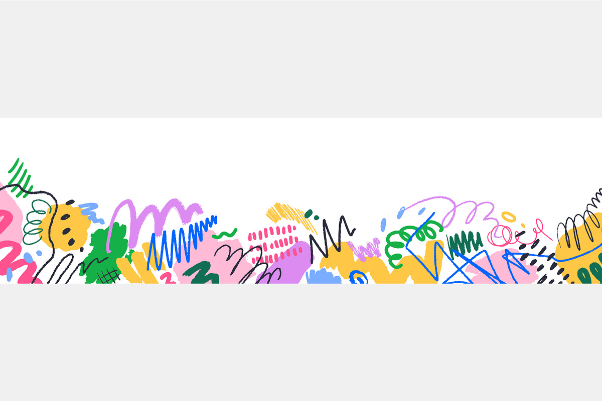 Abstract doodle card backgrounds set, a Background Graphic by Good Studio (Photo 6 of 8)