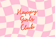 Cheerful Girls Retro Vibes Script, a Script Font by Kaya Fonts (Thumbnail 22 of 42)