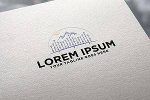 Bridge Technology mountain logo idea, a Branding & Logo Template by REDVY CREATIVE