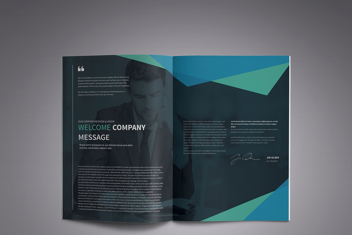 Corporate Business Brochure, a Brochure Template by New Lines (Photo 3 of 12)