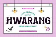 Hwarang - Display Font, a Serif Font by trabaskriya (Thumbnail 1 of 8)