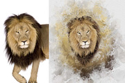 Dog Watercolor Painting, an Action Add-On by MRI STUDIO (Thumbnail 18 of 18)