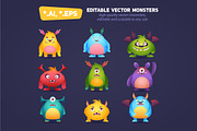 Funny Halloween Cartoon Monsters, an Animal Illustration by Yuzach (Thumbnail 3 of 6)