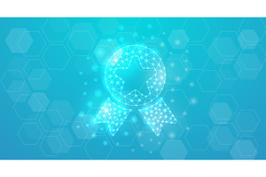 Award low poly symbol with white, an Object Illustration by GraphiShop