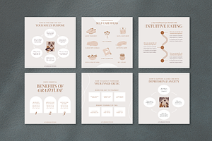 Wellness Instagram Template Kit