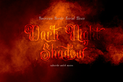 Hakorida - Blackletter Font, a Blackletter Font by madeDeduk (Thumbnail 7 of 10)