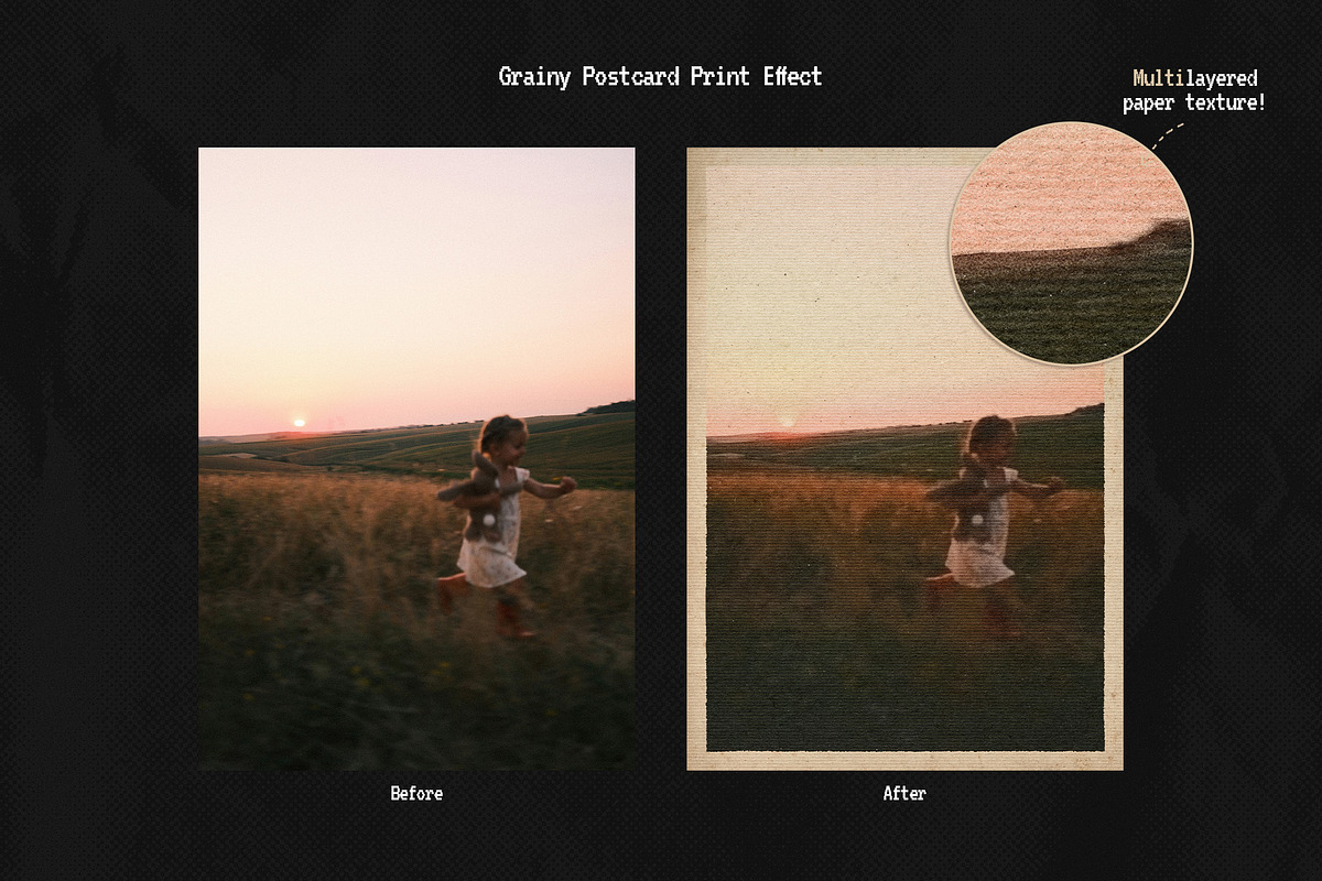 Grainy Postcard Print Effect, a Layer Style Add-On by Freezerondigital (Photo 5 of 10)