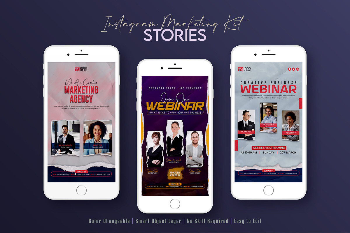 Webinar Social Media Template Bundle, a Social Media Template by Creative_View (Photo 5 of 8)