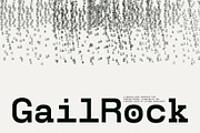 Gail Rock - Typewriter Branding Font, a Sans Serif Font by Casloop Studio (Thumbnail 1 of 9)