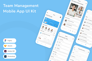 Team Management Mobile App UI Kit