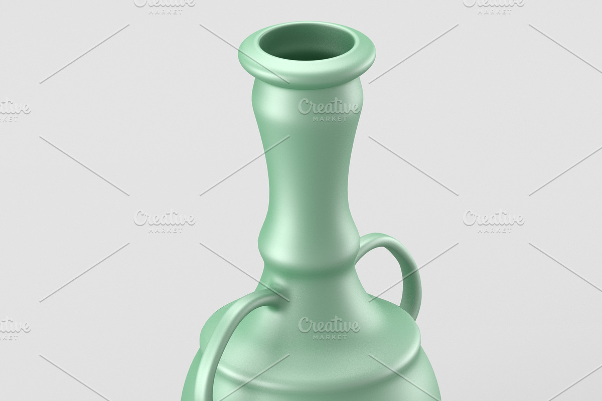 Decorative vase with two handles., an Object 3D Model by CGTales (Photo 3 of 11)