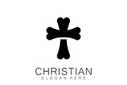 Christian Church logo creative Cross, a Graphic by T.Vooka (Thumbnail 1 of 3)