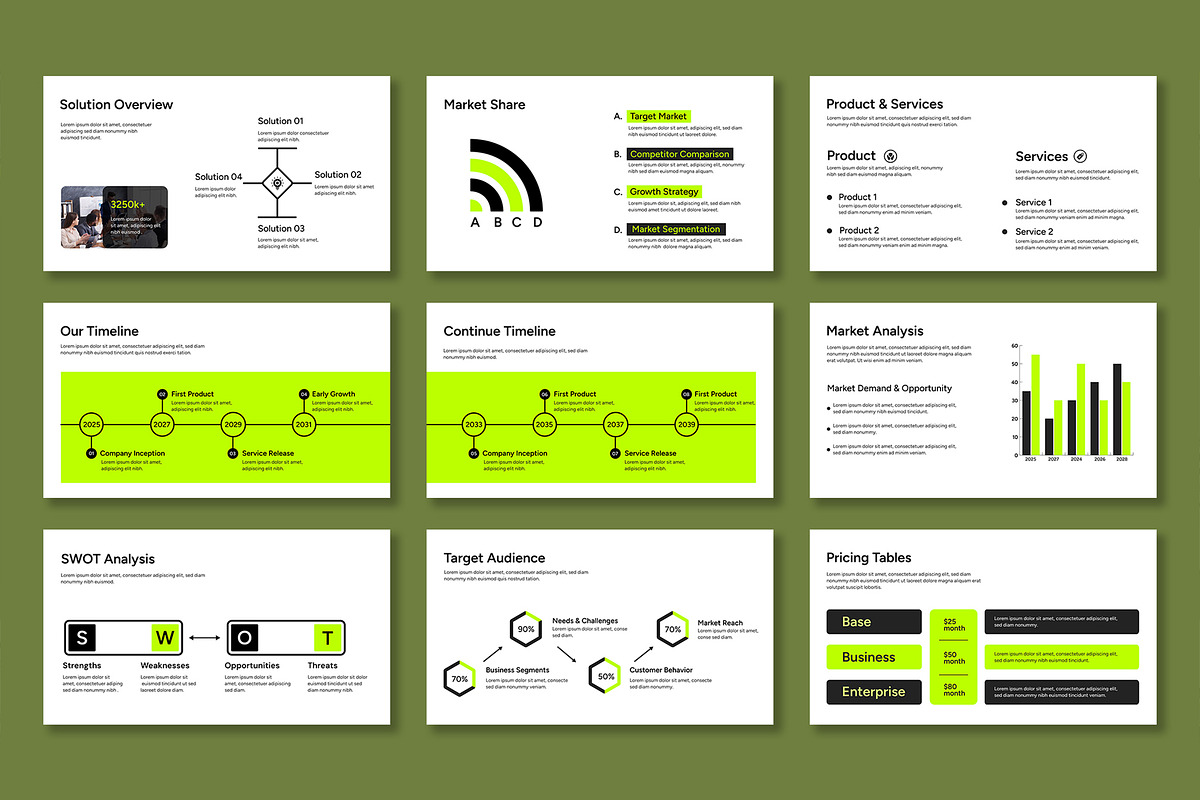 Business Company Profile Layout, a Presentation Template by Mighty-Slide (Photo 3 of 4)