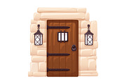 Old medieval castle doors set, an Object Illustration by Good Studio (Thumbnail 11 of 13)