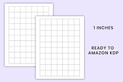 Graph Paper Notebook Canva Kdp, a Stationery Template by Mustafiz (Thumbnail 2 of 3)