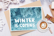 Christmas Snow Hand Drawn Font, a Script Font by Happy Letters (Thumbnail 4 of 9)