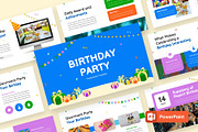 Birthday Party Powerpoint, a Presentation Template by rgbryand (Thumbnail 1 of 9)